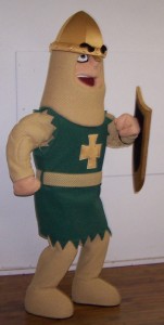 crusader charlie mascot